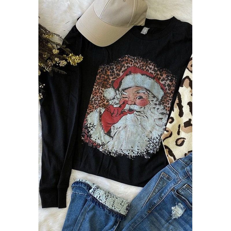 Long sleeve vintage santa