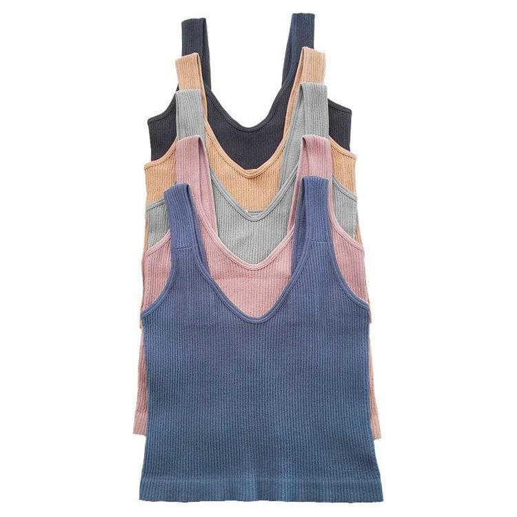 Ribbed Tank Crop Top