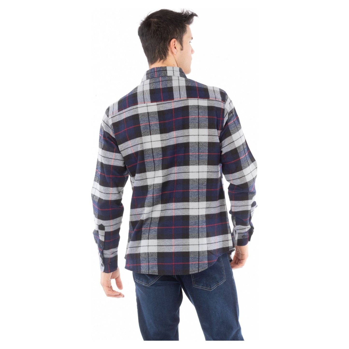 Flannels-Long Sleeve-Pockets-Plaid
