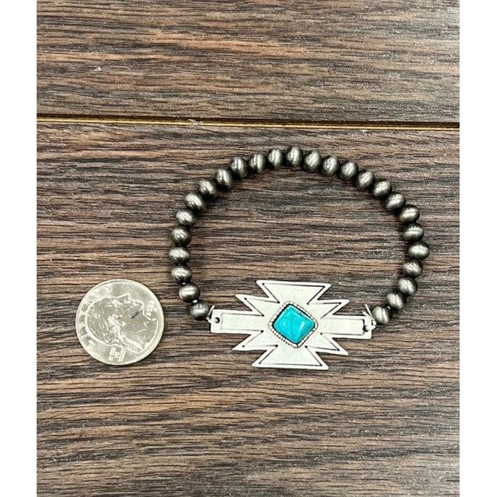 Navajo aztec turquoise bracelet