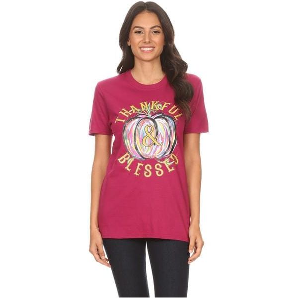 Thankful and blessed t-shirt