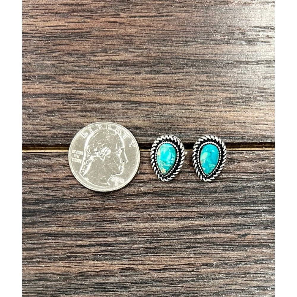 Gemstone Stud Earrings