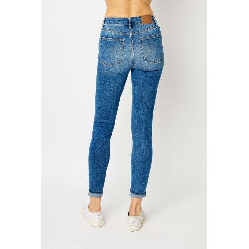 Judy Blue Hw Cuffed Hem Skinny