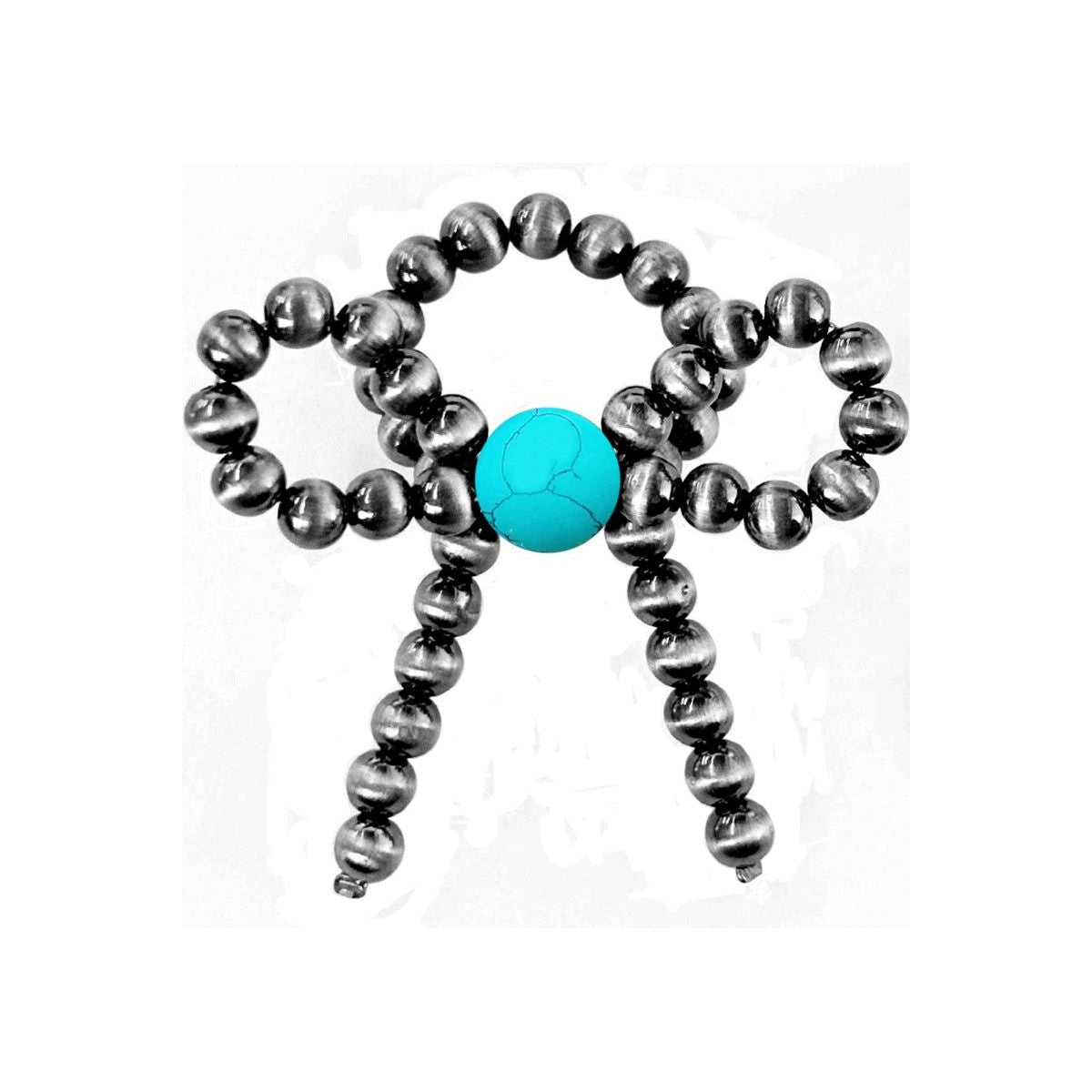 Navajo Pearl Ribbon Stretch Ring