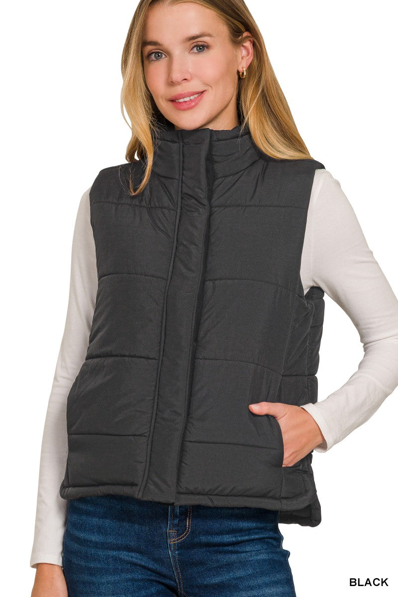 Sleeveless Quilted Vest