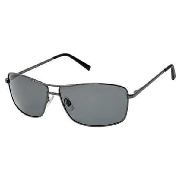 Polarized Metal Wrap Sunglasses
