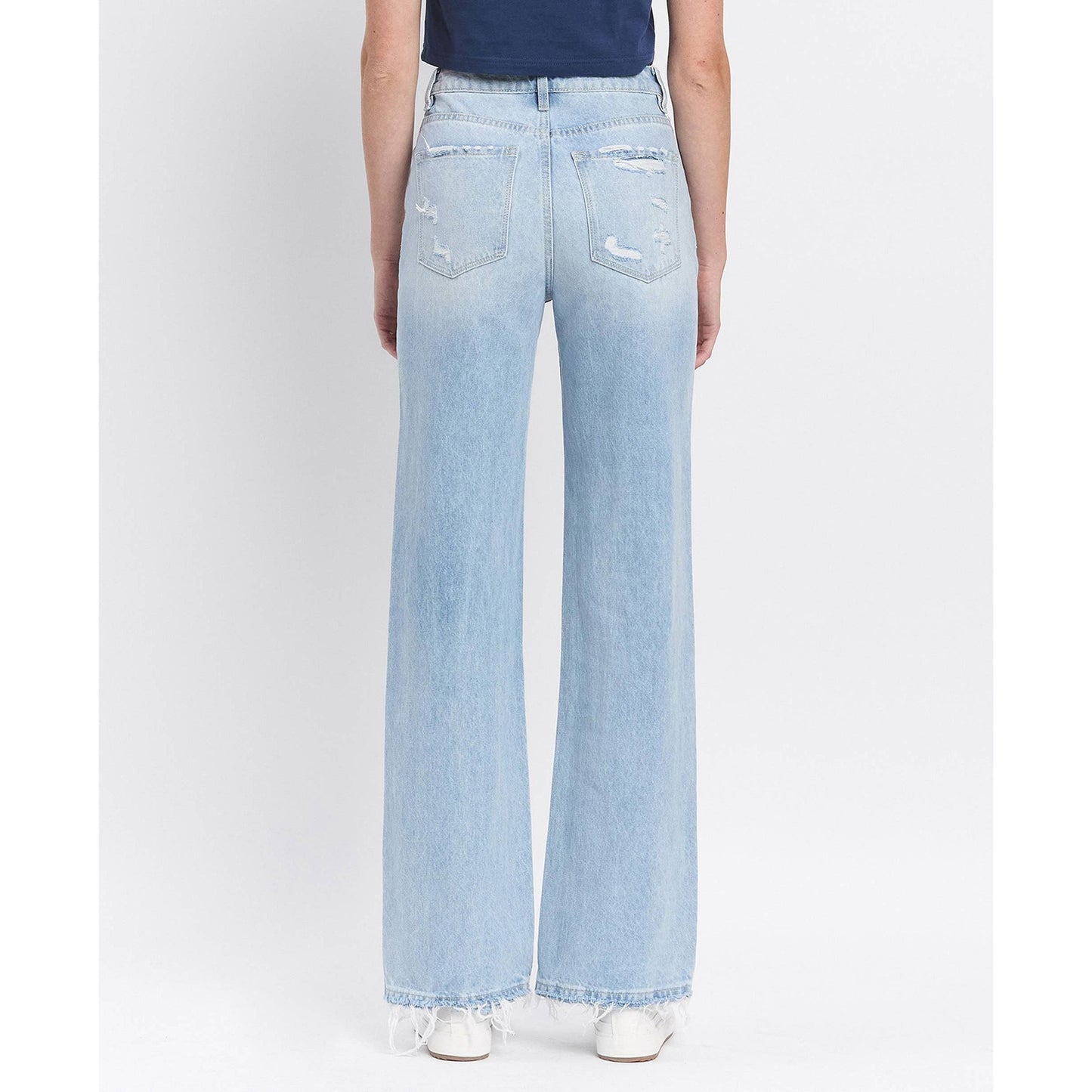 Vervet 90's Vintage Super High Rise Flare Jeans