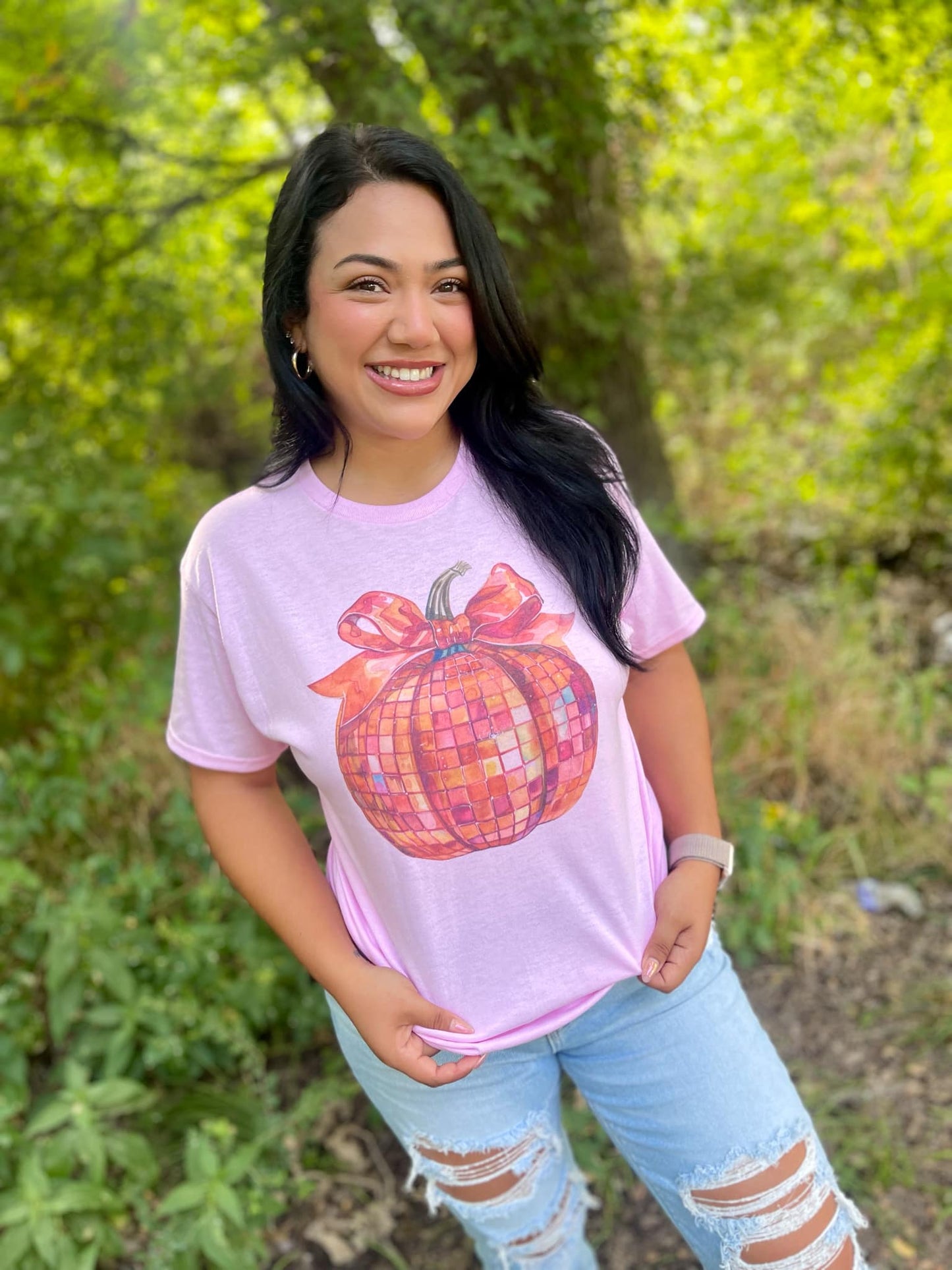 Disco Ball Pumpkin T-Shirt