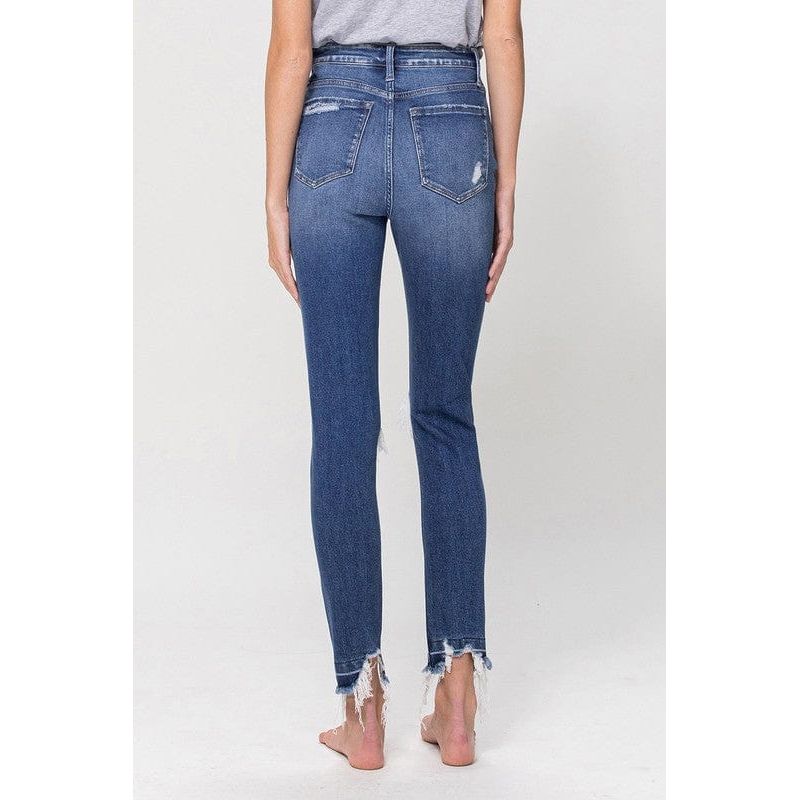 High Rise Ankle Skinny Jeans
