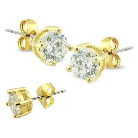 Round studs earrings