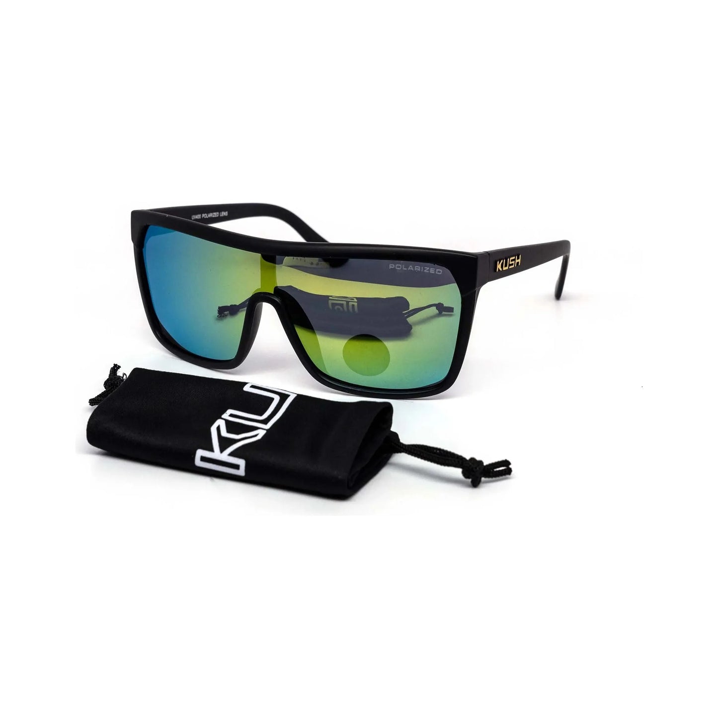 Kush Shield Aviator Color Mirror Glasses
