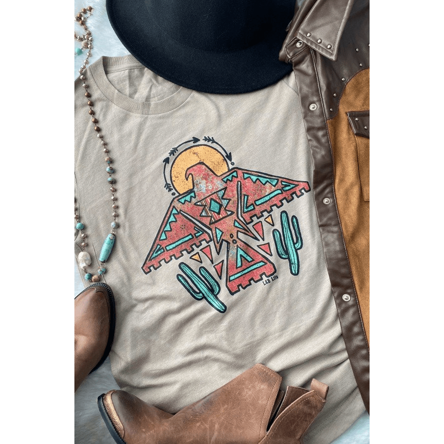 Aztec bird tee