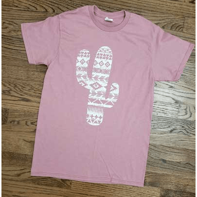 Aztec cactus t-shirt