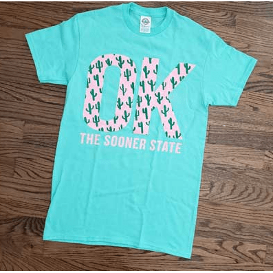 Oklahoma Cactus t-shirt