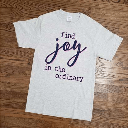 Find joy in the ordinary