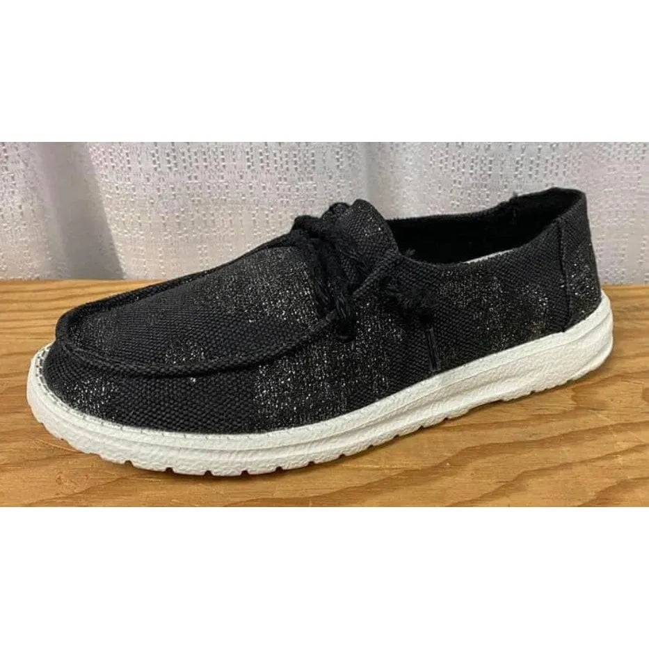 Gypsy jazz shoe sparkly cow