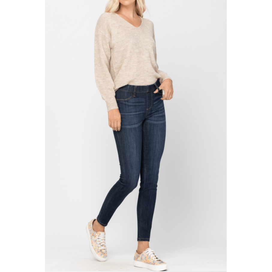 judy blue Mid-rise pull on skinny jegging