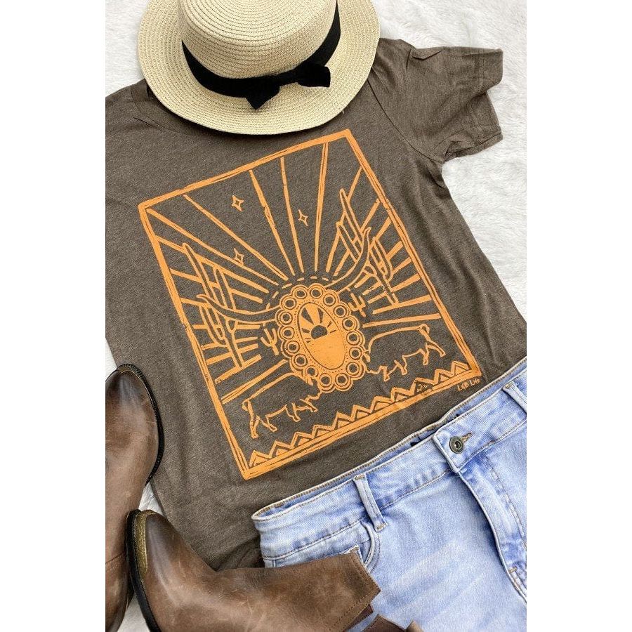 Concho steer t-shirt