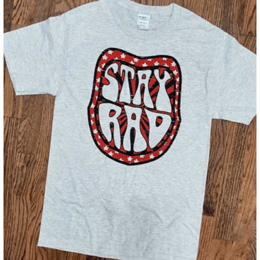 Stay rad t-shirt