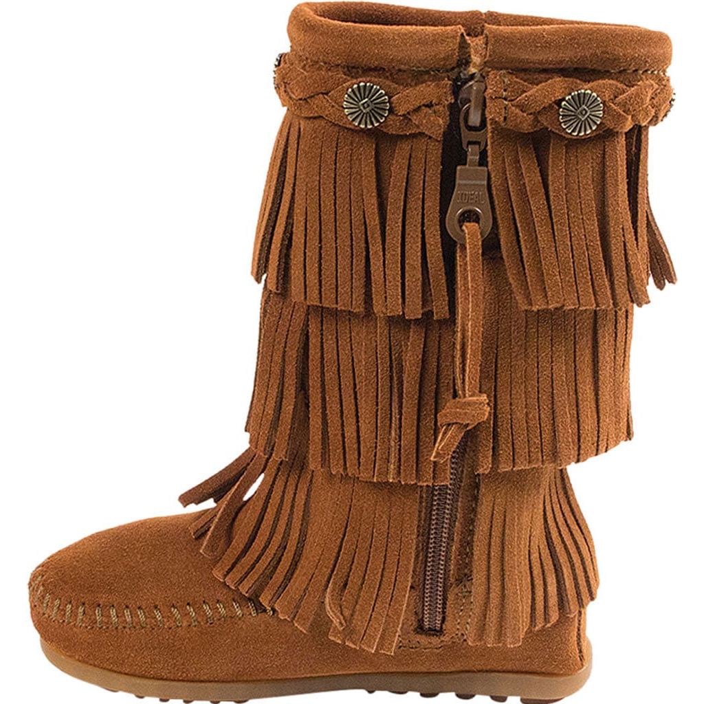 Minnetonka 3 Child's 3 layer Fring Boot 2652
