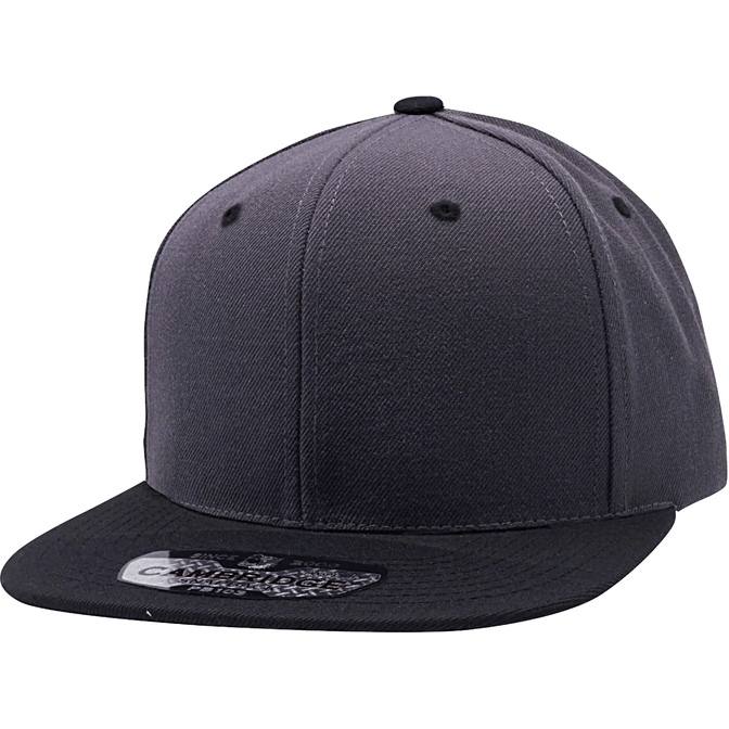 Wool snapback hat