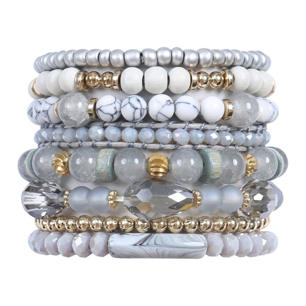 Charm Layered Stackable Versatile Bracelet Set