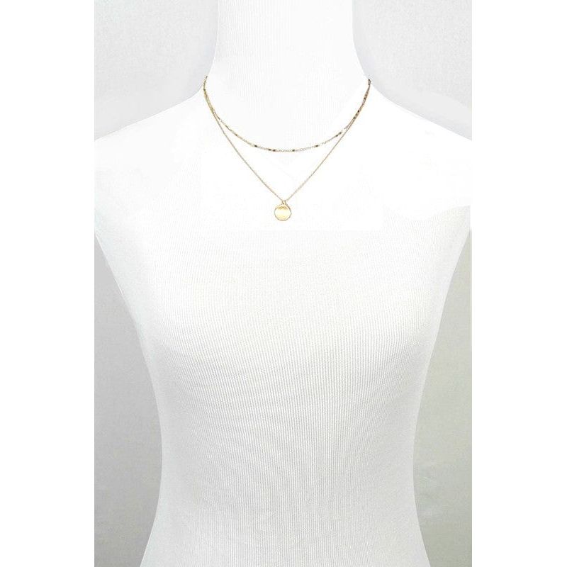 Layered Coin Necklace