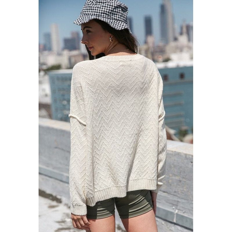 Shaped Knitting Sweater