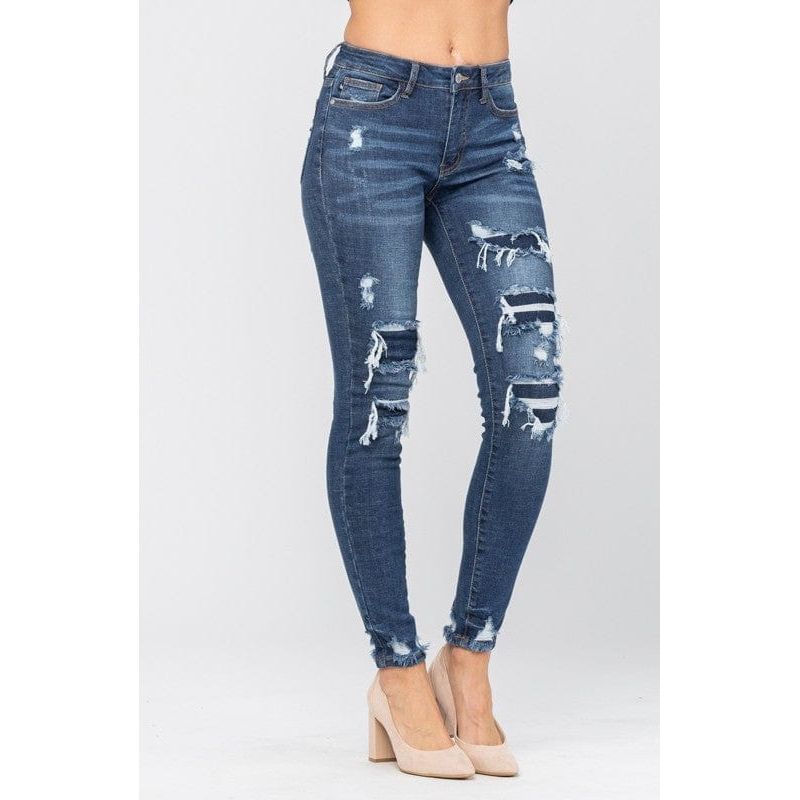 Patched Destroy Skinny