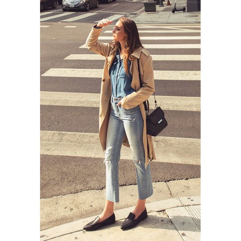 Flying Monkey High Rise Clean Cut And Fray Hem Ankle Straight