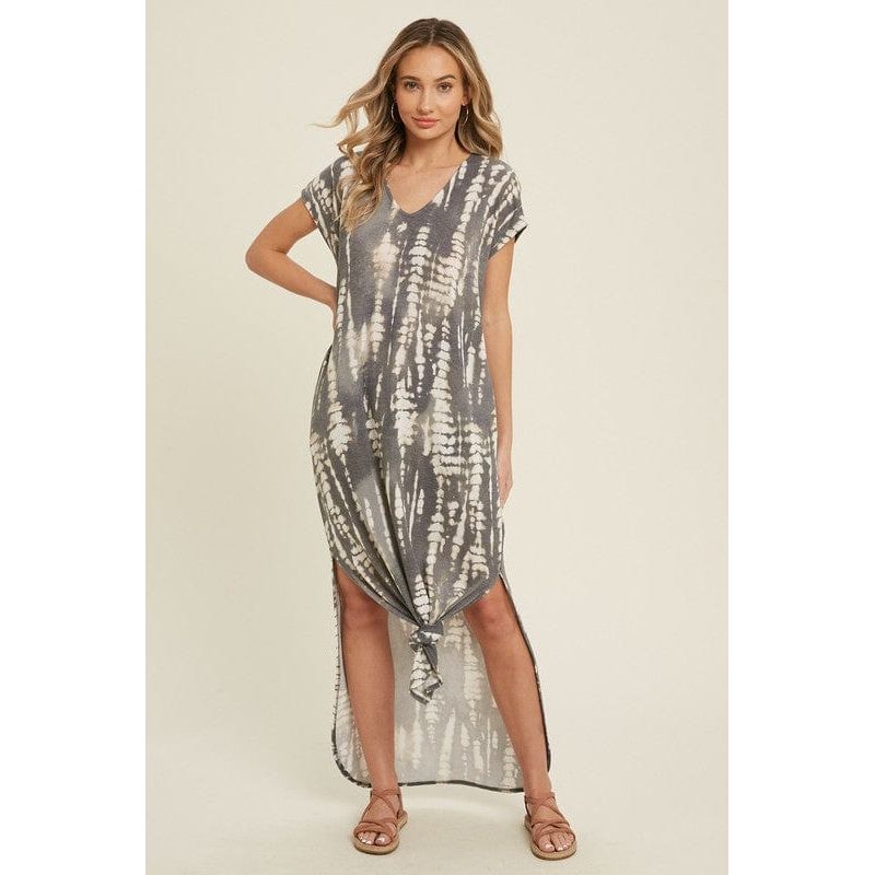 Bamboo tie dye maxi dress