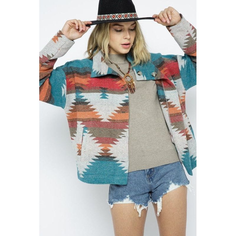 Western aztec jacket