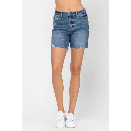 High Waist Mid-thigh Shorts