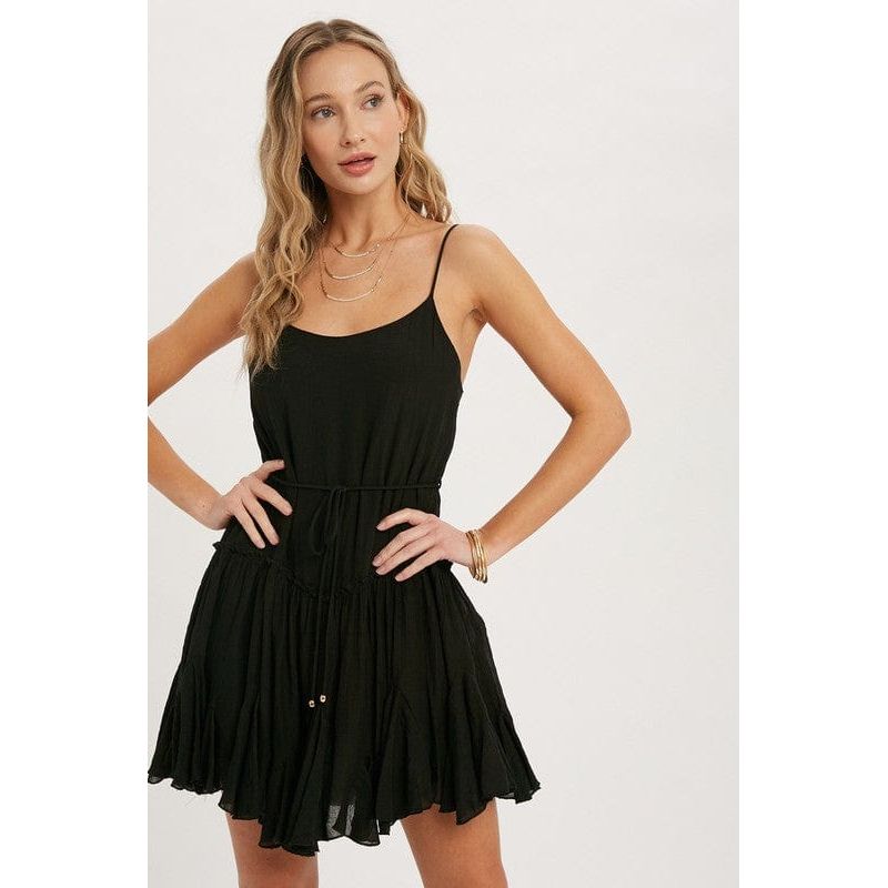 Ruffled swing cami dress