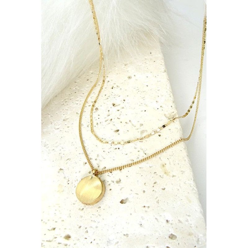 Layered Coin Necklace