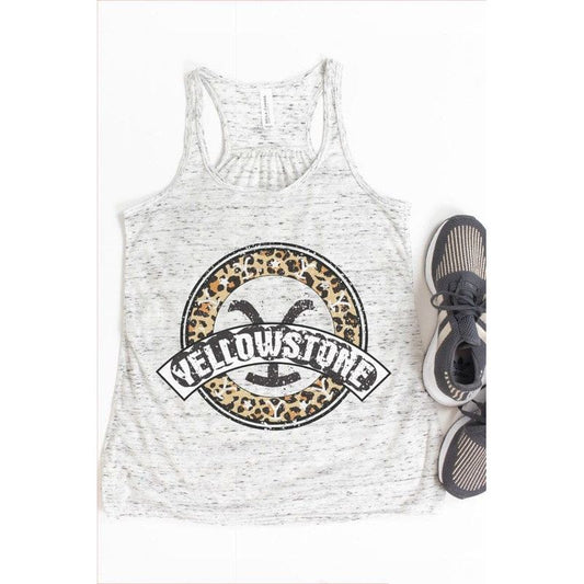 Yellowstone leopard circle tank