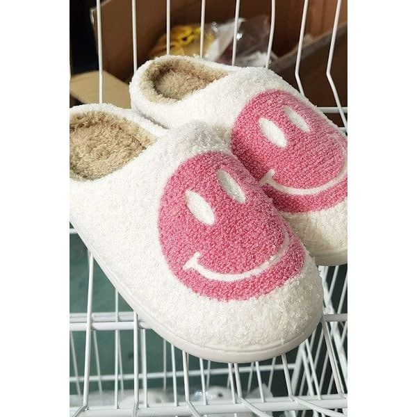 Smiley face slippers