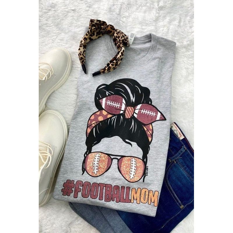 Hashtag Football Mom T-shirt