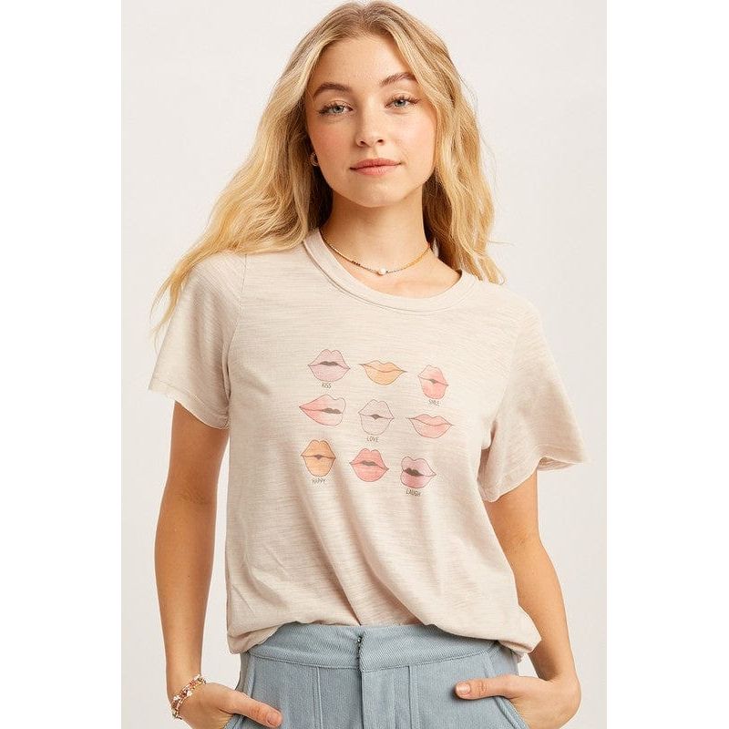 Lip Print Top