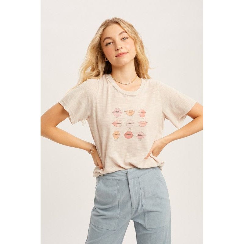 Lip Print Top