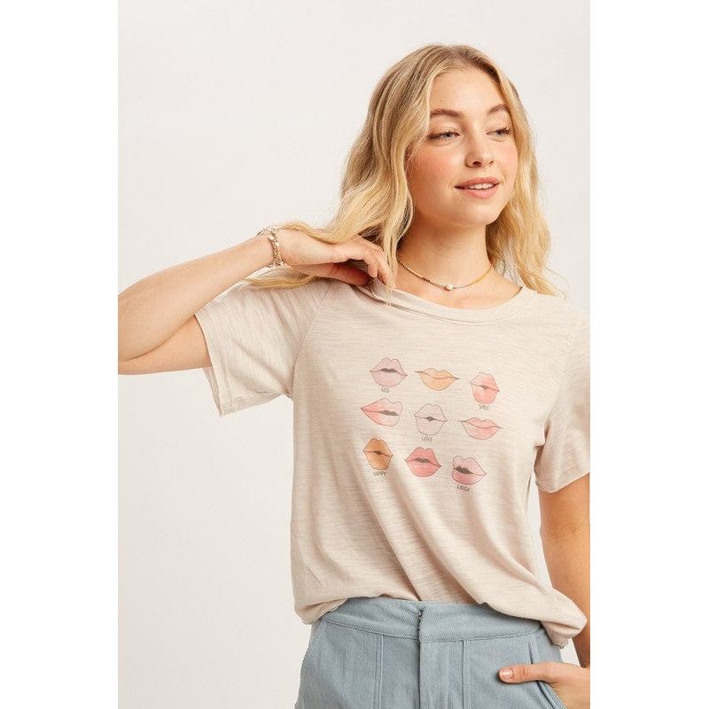 Lip Print Top
