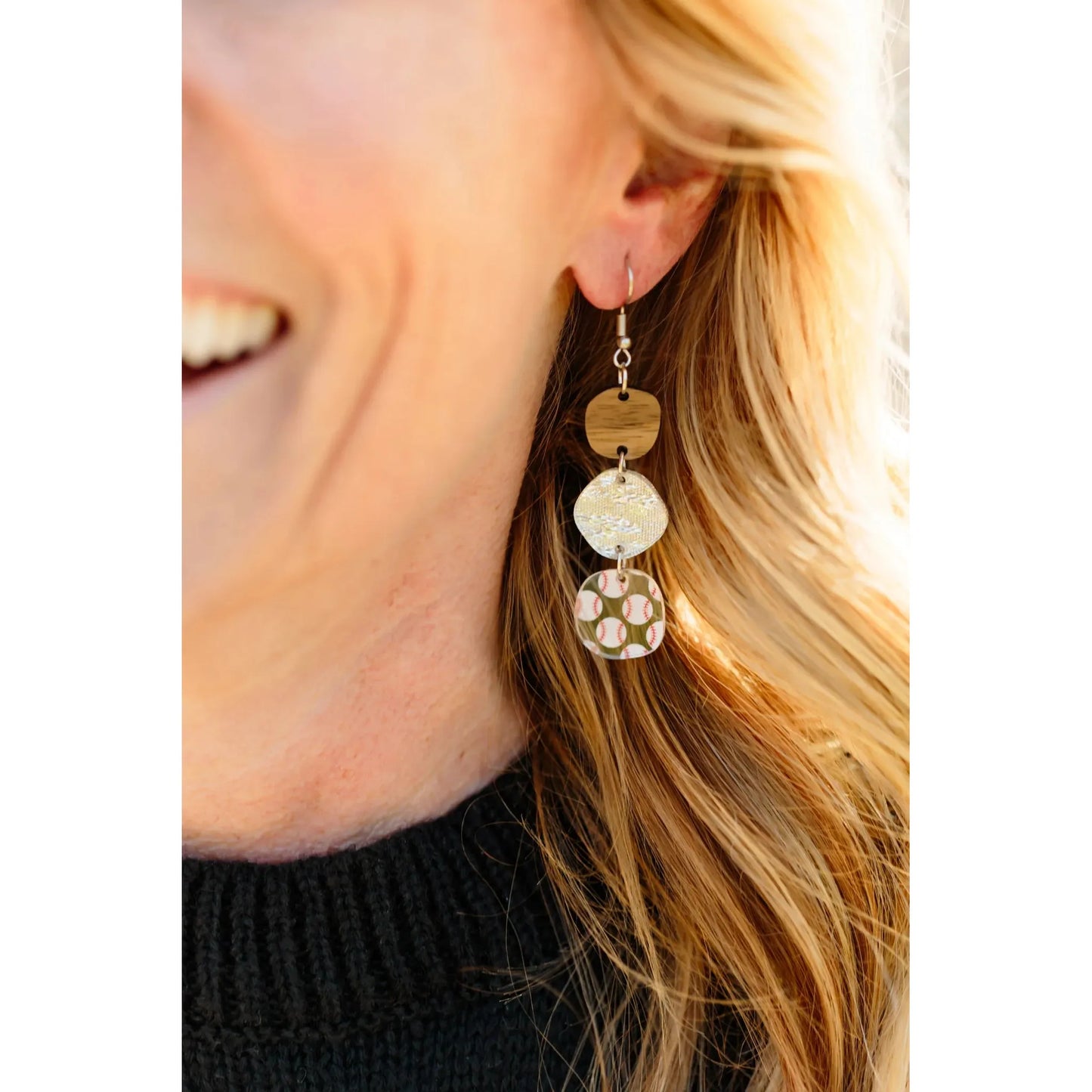 Baseball Homerun Earring