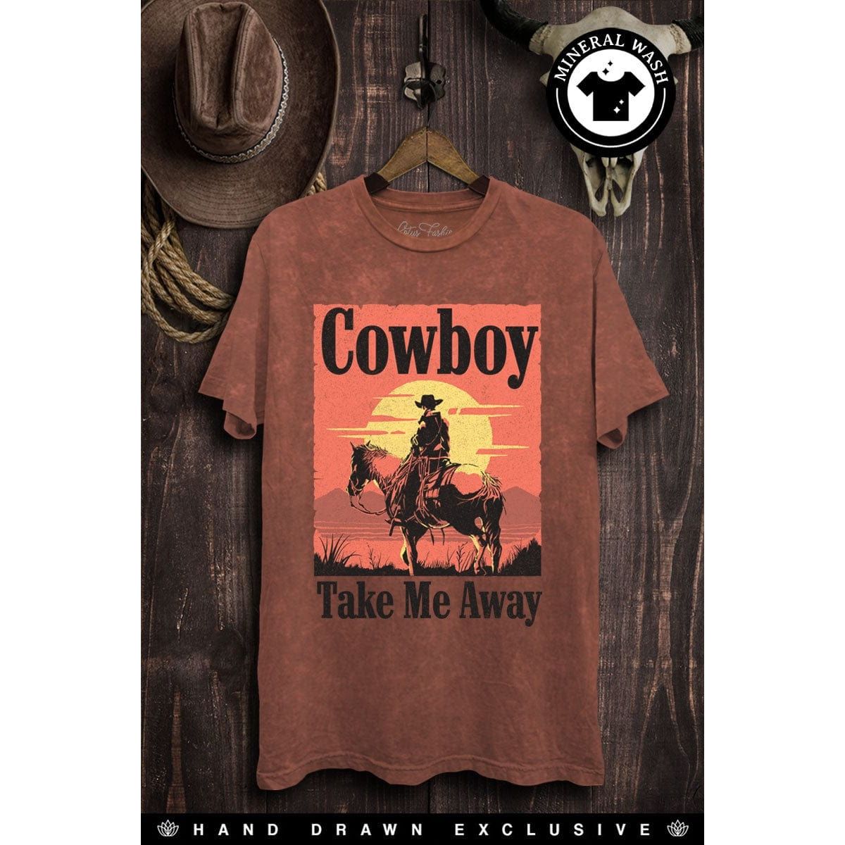 Cowboy Take Me Away Graphic Tee