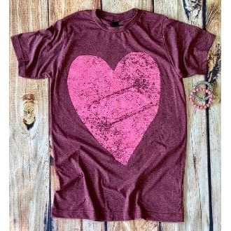 Distressed  heart  valentine