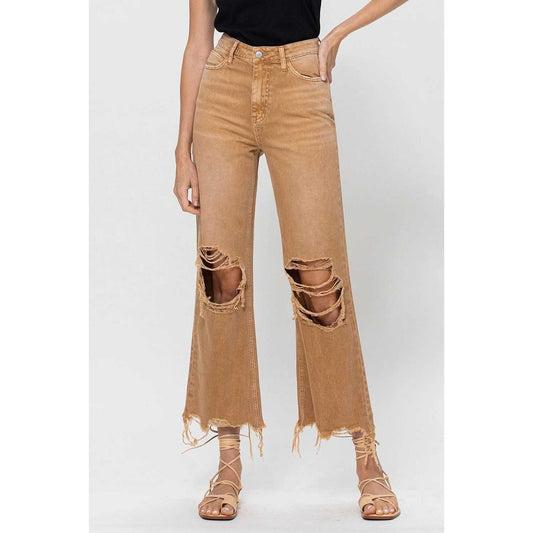 90s Vintage Crop Flare