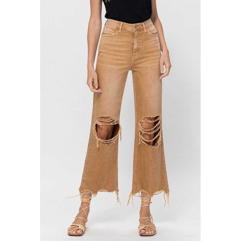 90s Vintage Crop Flare