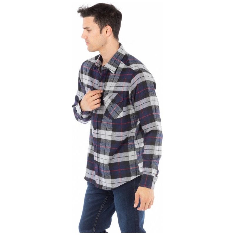 Flannel shirt blue