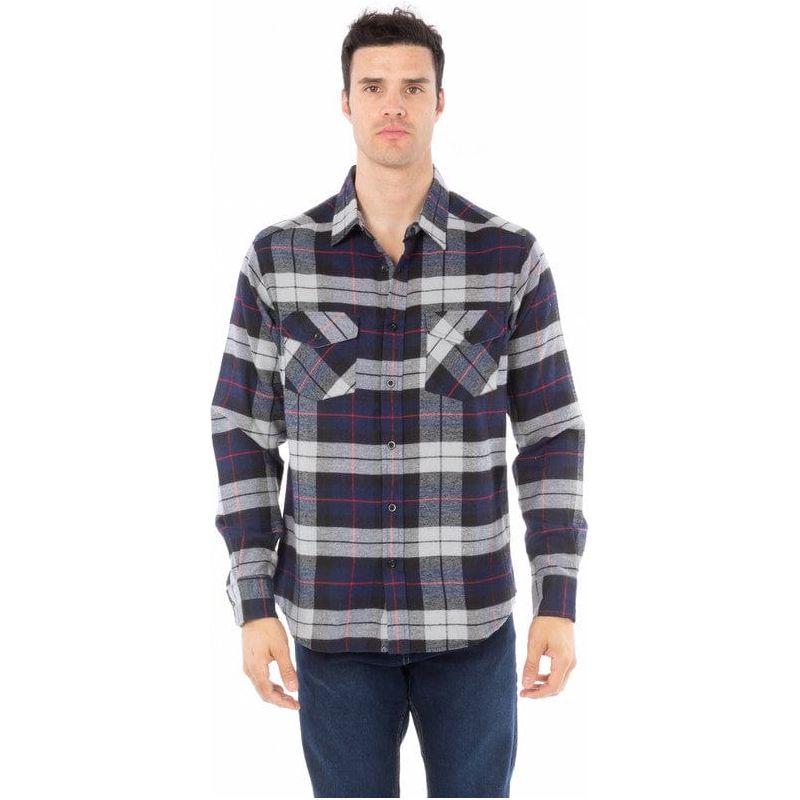 Flannel shirt blue