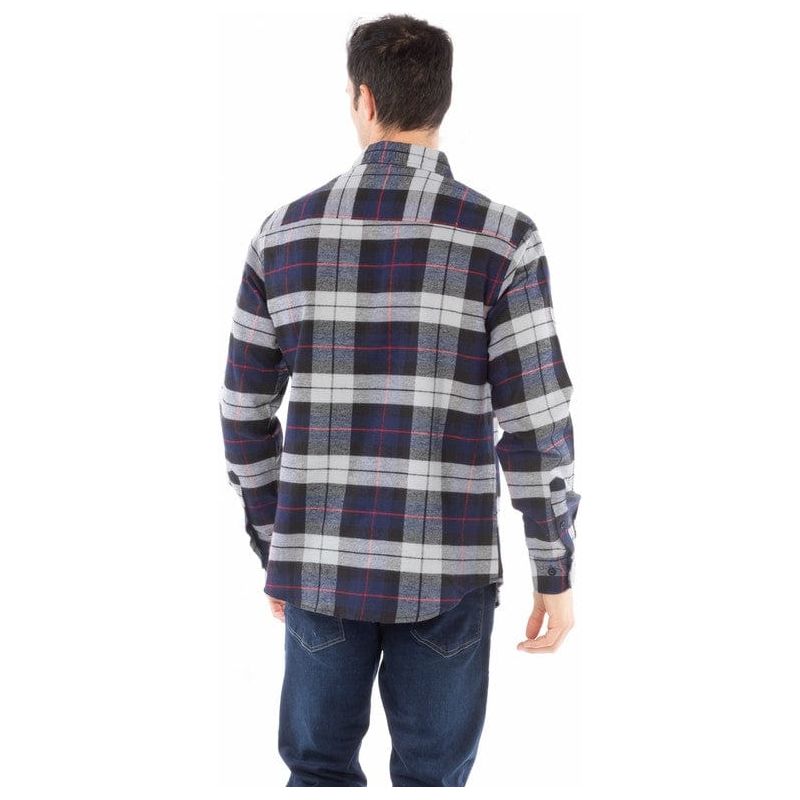 Flannel shirt blue