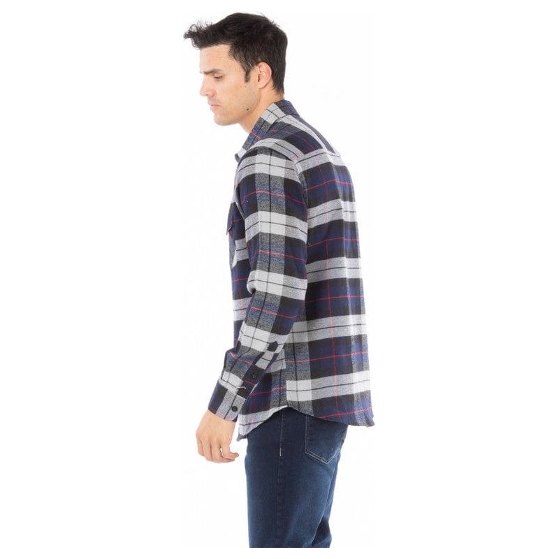 Flannel shirt blue